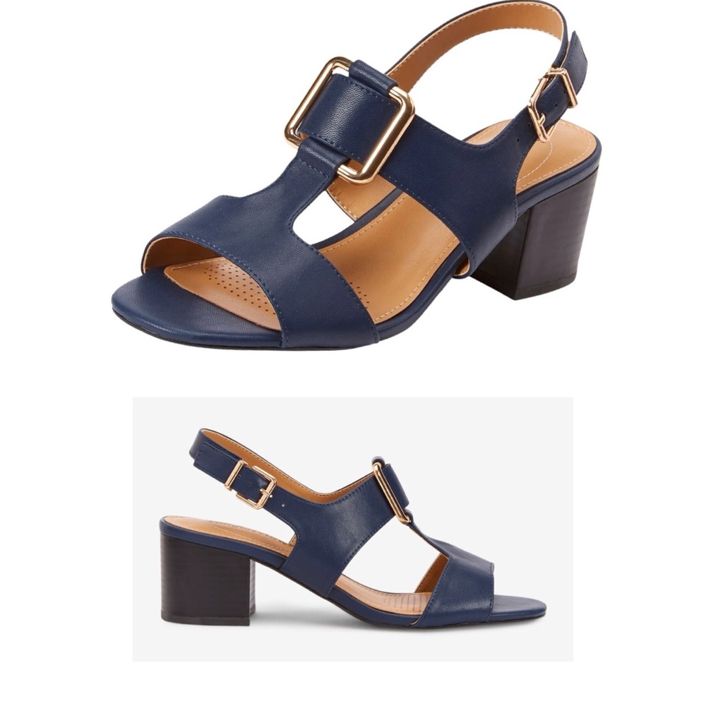 Comfortview The Simone Sandal navy casual classic comfy wide summer formar style